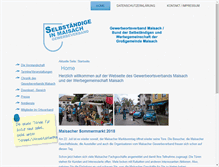 Tablet Screenshot of maisach-gewerbe.de